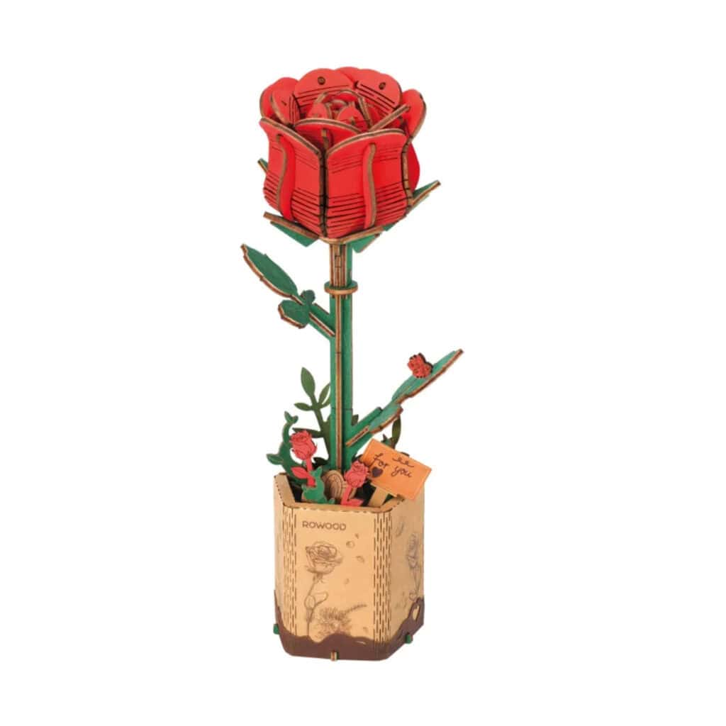 Puzzle 3d Rose Rouge