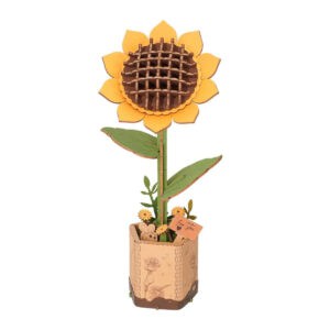 Puzzle 3d en bois Tournesol