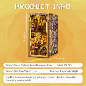 Book Nook Salle commune des animaux fantastiques