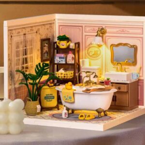 Maquette en bois Salle de bain à bulles