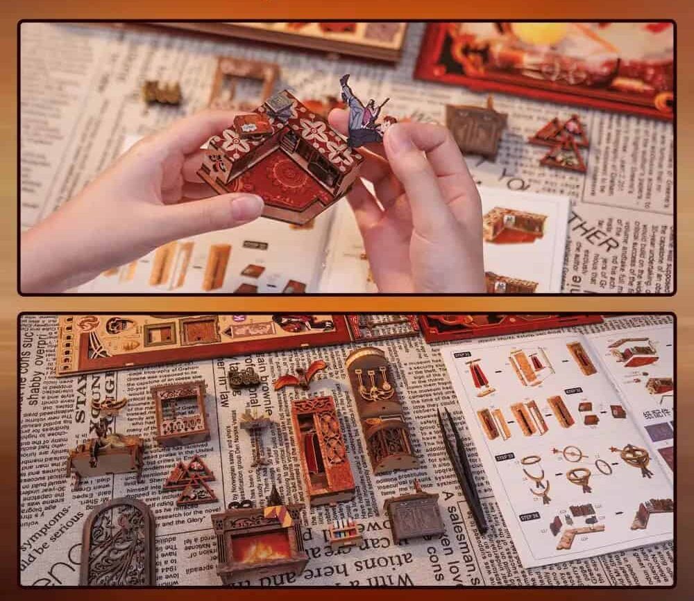 Book Nook Salle commune de la flamme