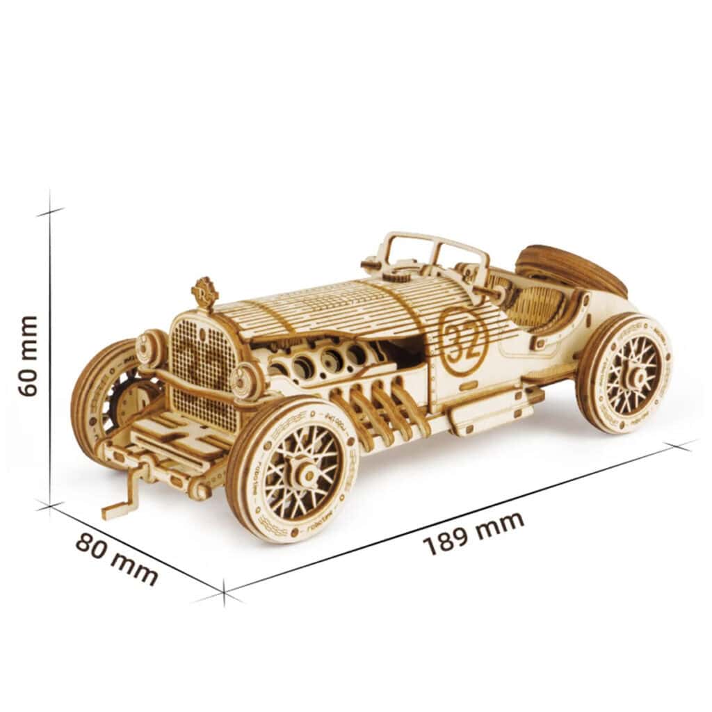 Maquette en bois Voiture de Grand Prix