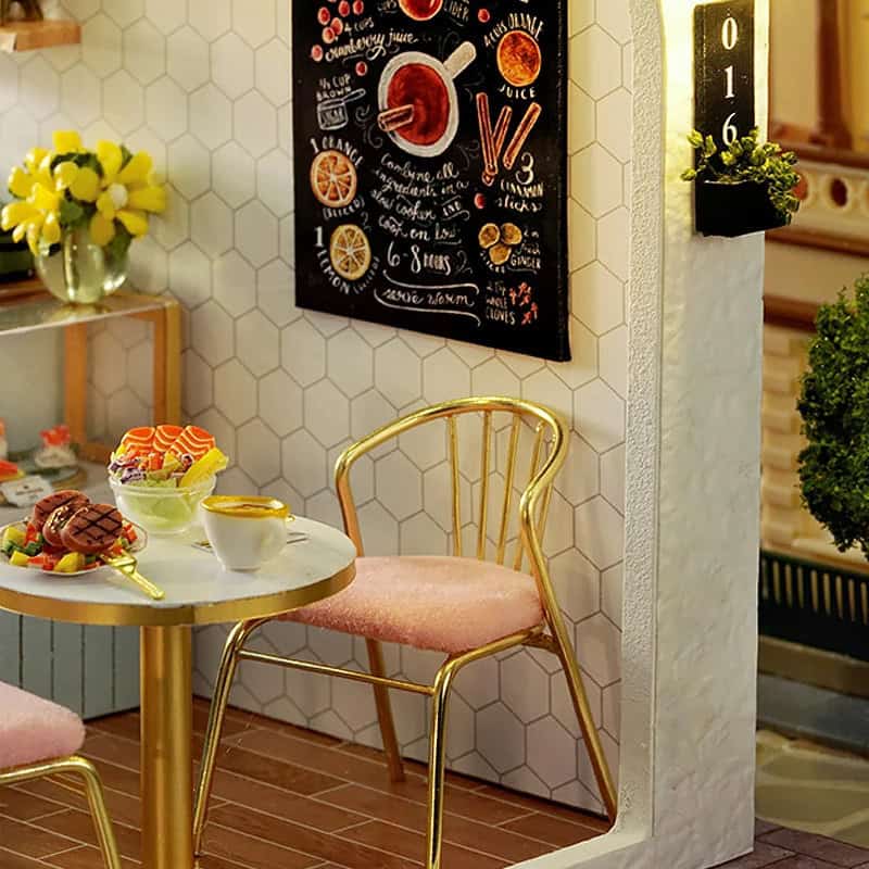 Maquette en bois Restaurant Vie Souriante