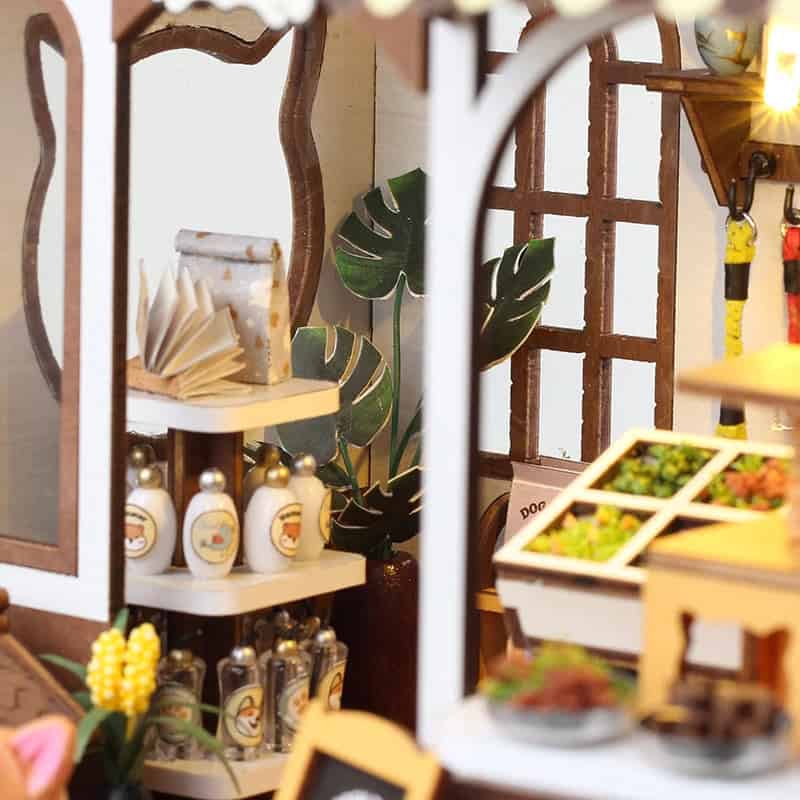 Maquette en bois Animalerie