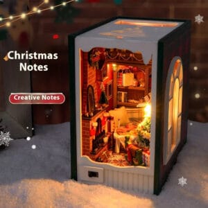 Book Nook Notes de Noël