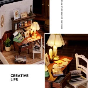 Maquette en bois Studio Élégant