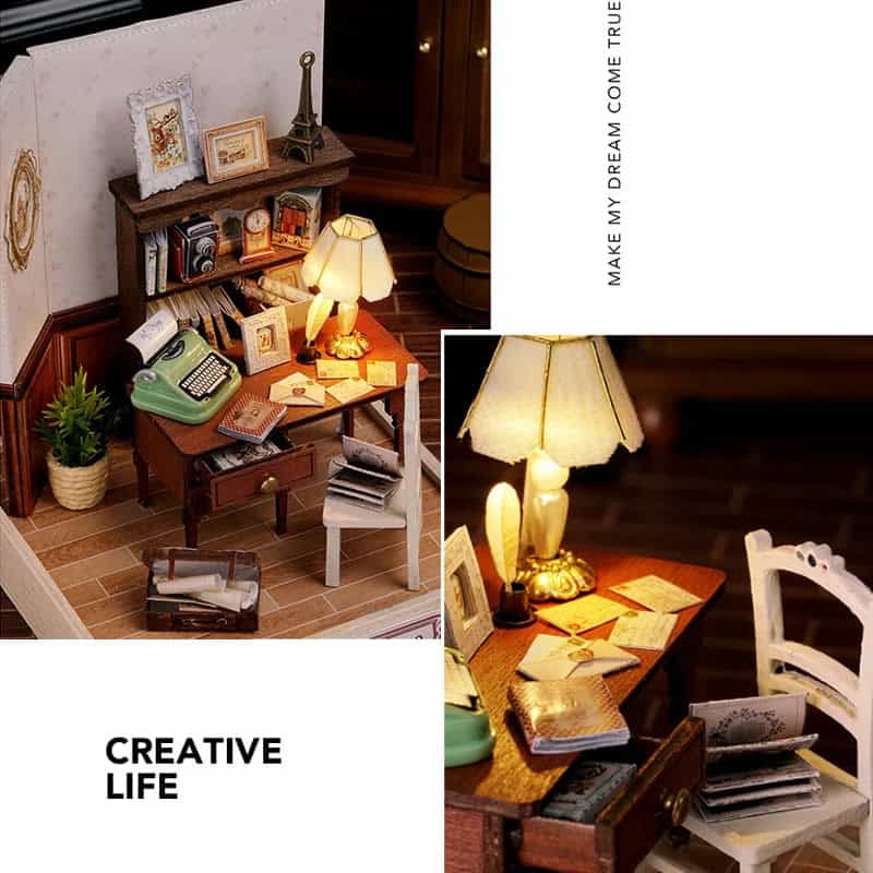 Maquette en bois Studio Élégant