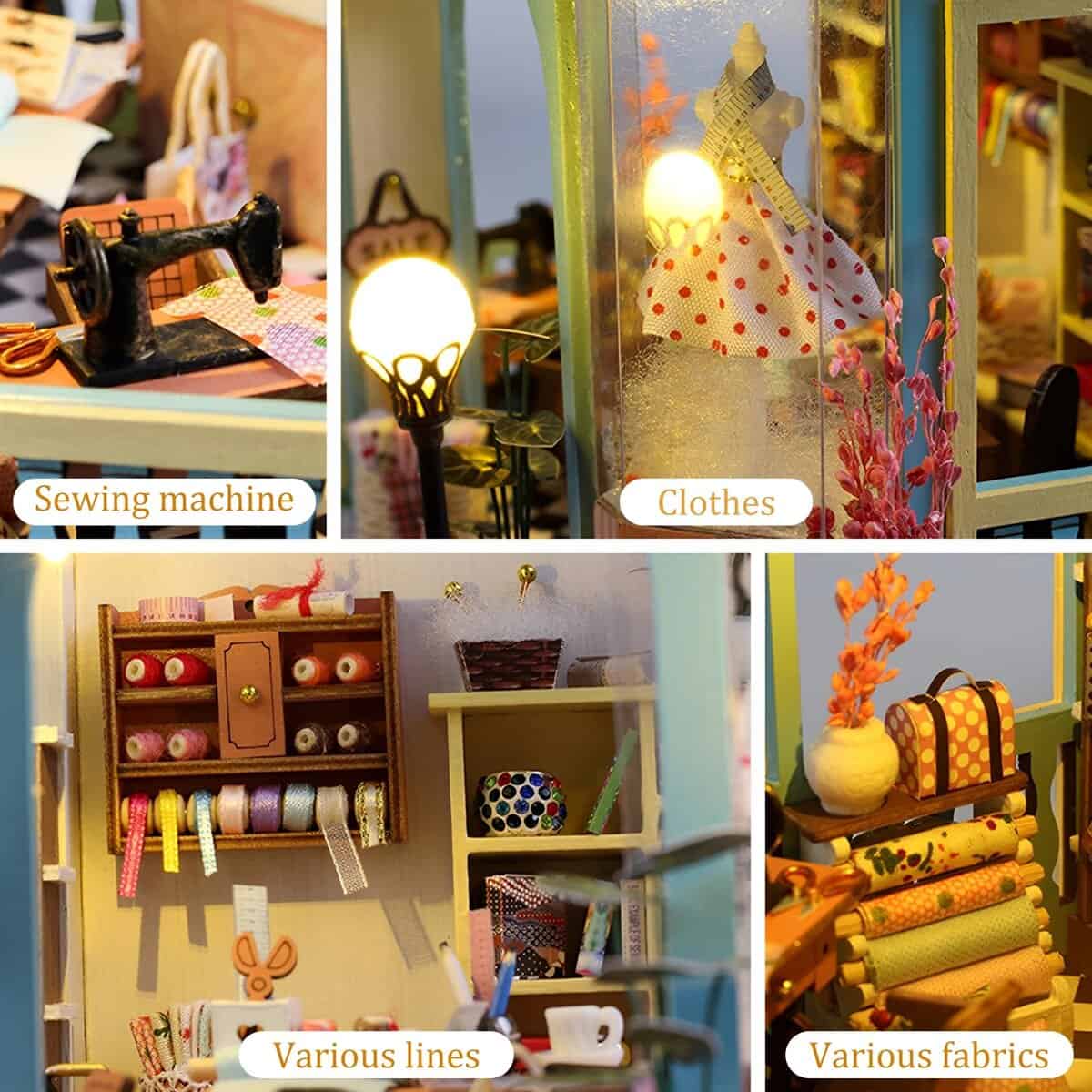 Maquette en bois Boutique de tailleur