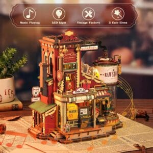 Maquette en bois La fabrique de cadeaux de rêve