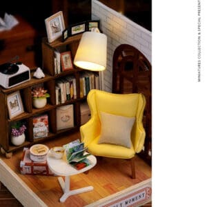 Maquette en bois Moment de détente