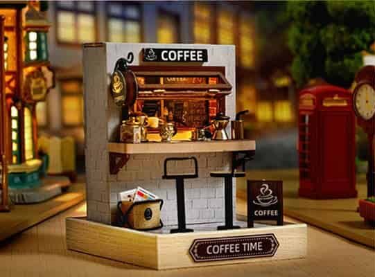 Maquette en bois l’Heure du Café