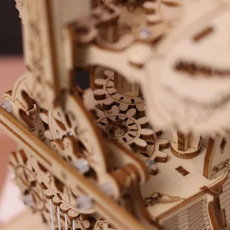 Maquette en bois miniature avec musique Instrument de l'ange Violoncelle