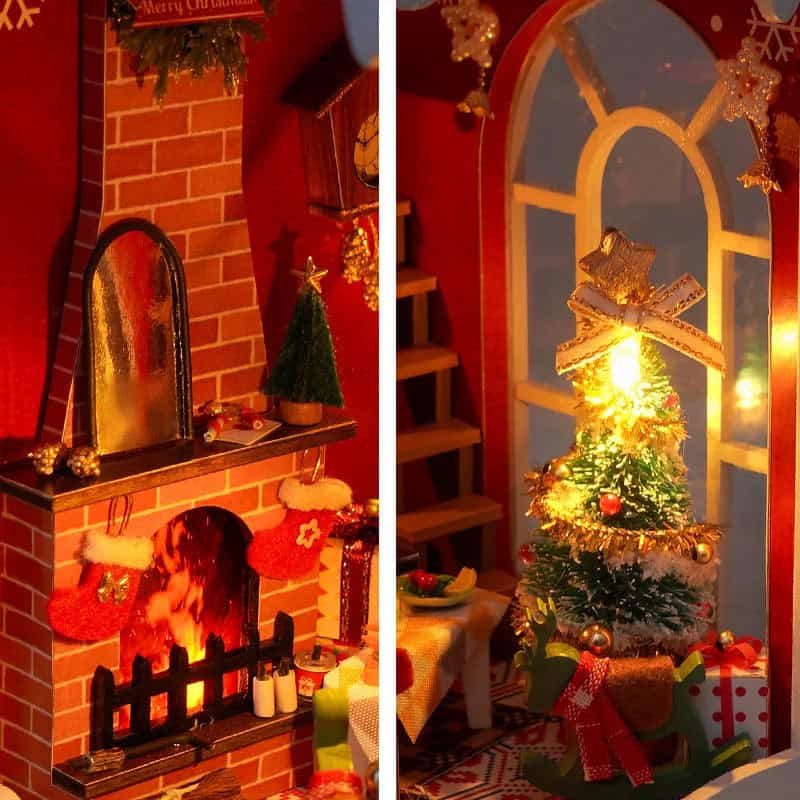 Book Nook Notes de Noël