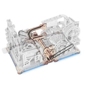 Puzzle 3D en bois circuit à billes