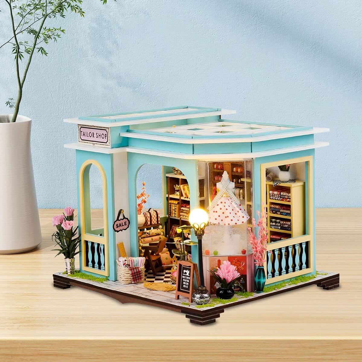 Maquette en bois Boutique de tailleur