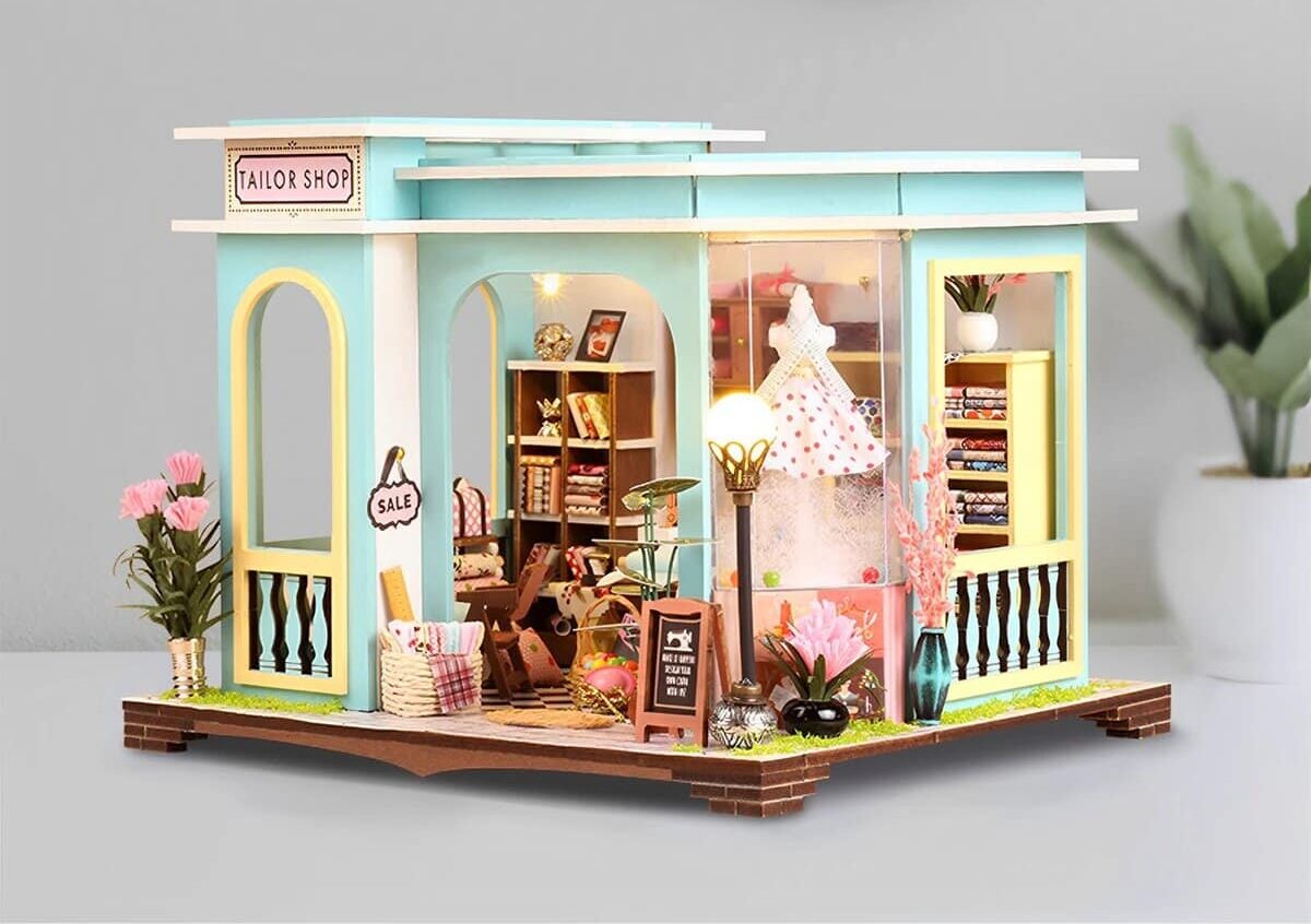 Maquette en bois Boutique de tailleur