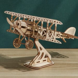 Puzzle 3D Avion en bois