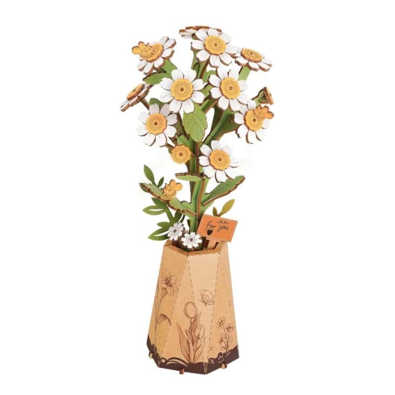 Puzzle 3d en bois Chamomile