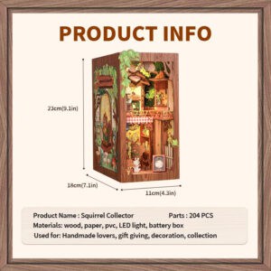 Book Nook Collectionneur d'écureuil